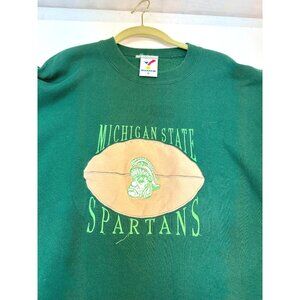 VTG>Michigan State Spartans Sweatshirt 90's- large
